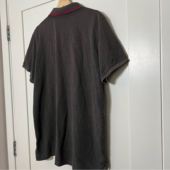 U.S. Polo Assn. Polo Shirt Mens Size XL Gray Short Sleeve 1/4 Button Collared - Picture 8 of 12